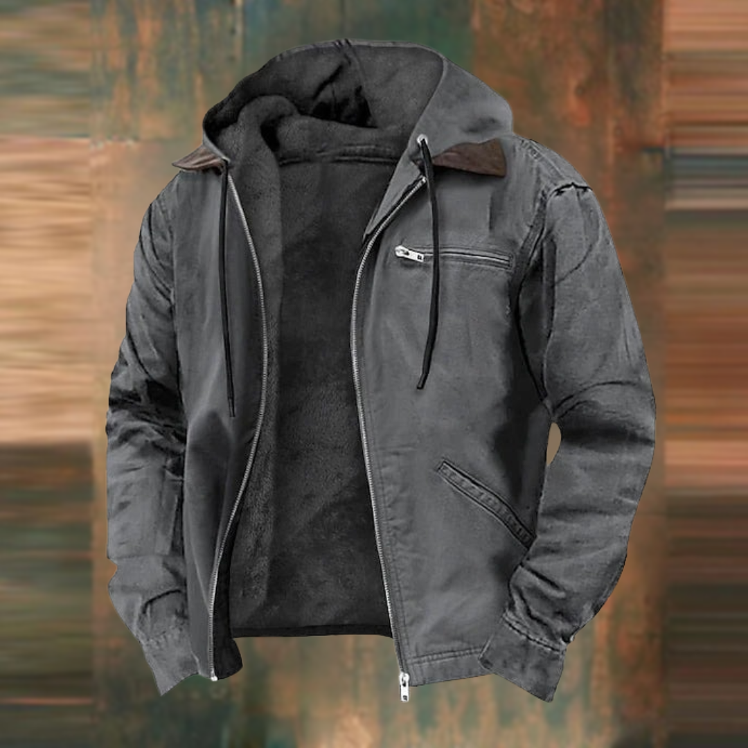 Matthew | Chaqueta con capucha y cremallera