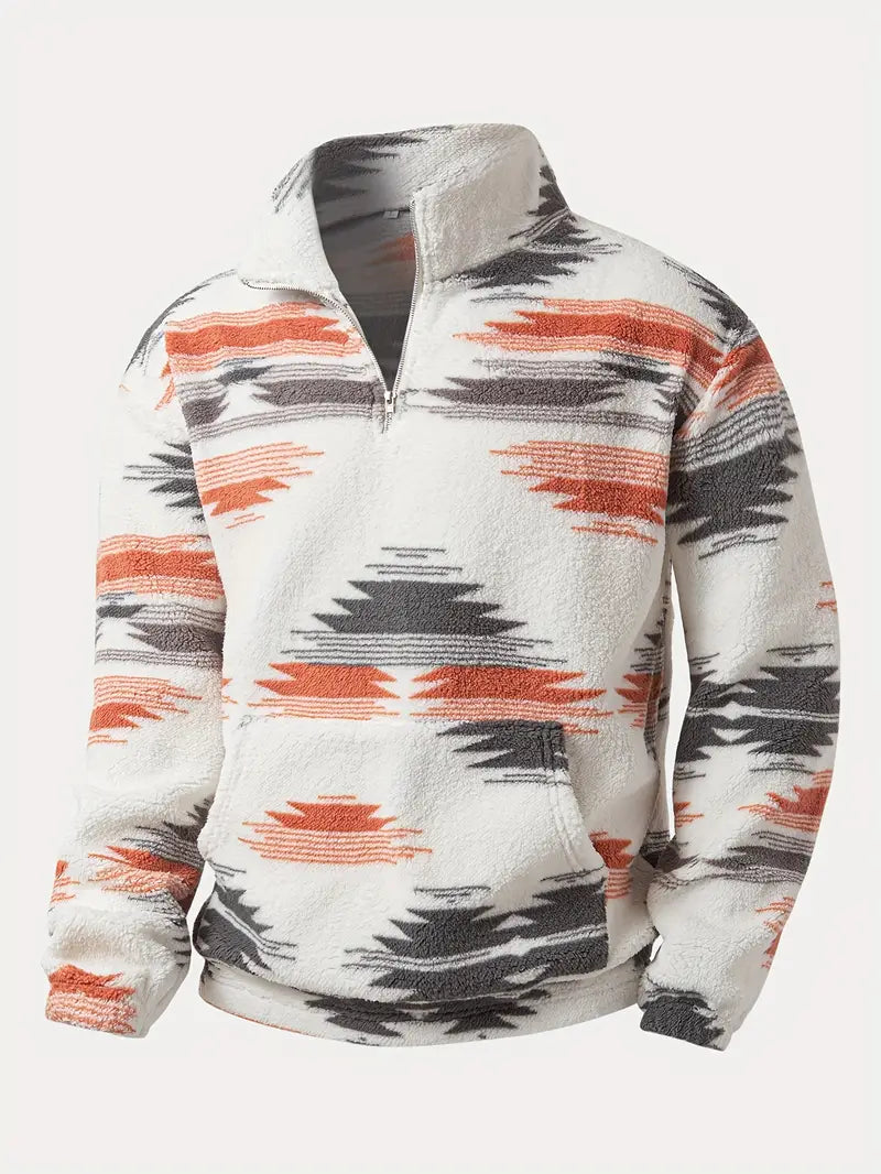 William | Sudadera con media cremallera y cuello alto