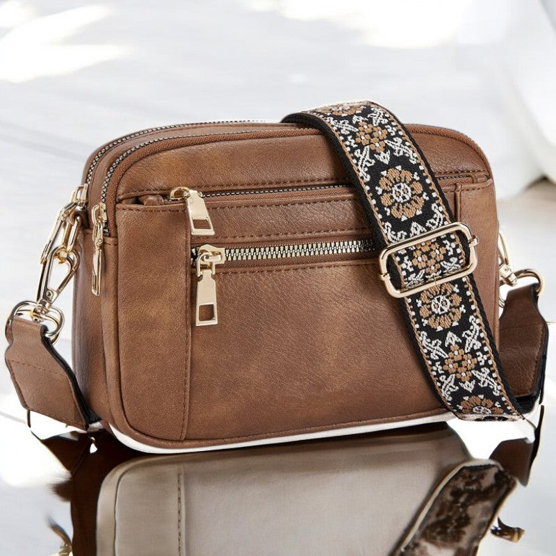 Camilla | Bolso de hombro de piel refinada