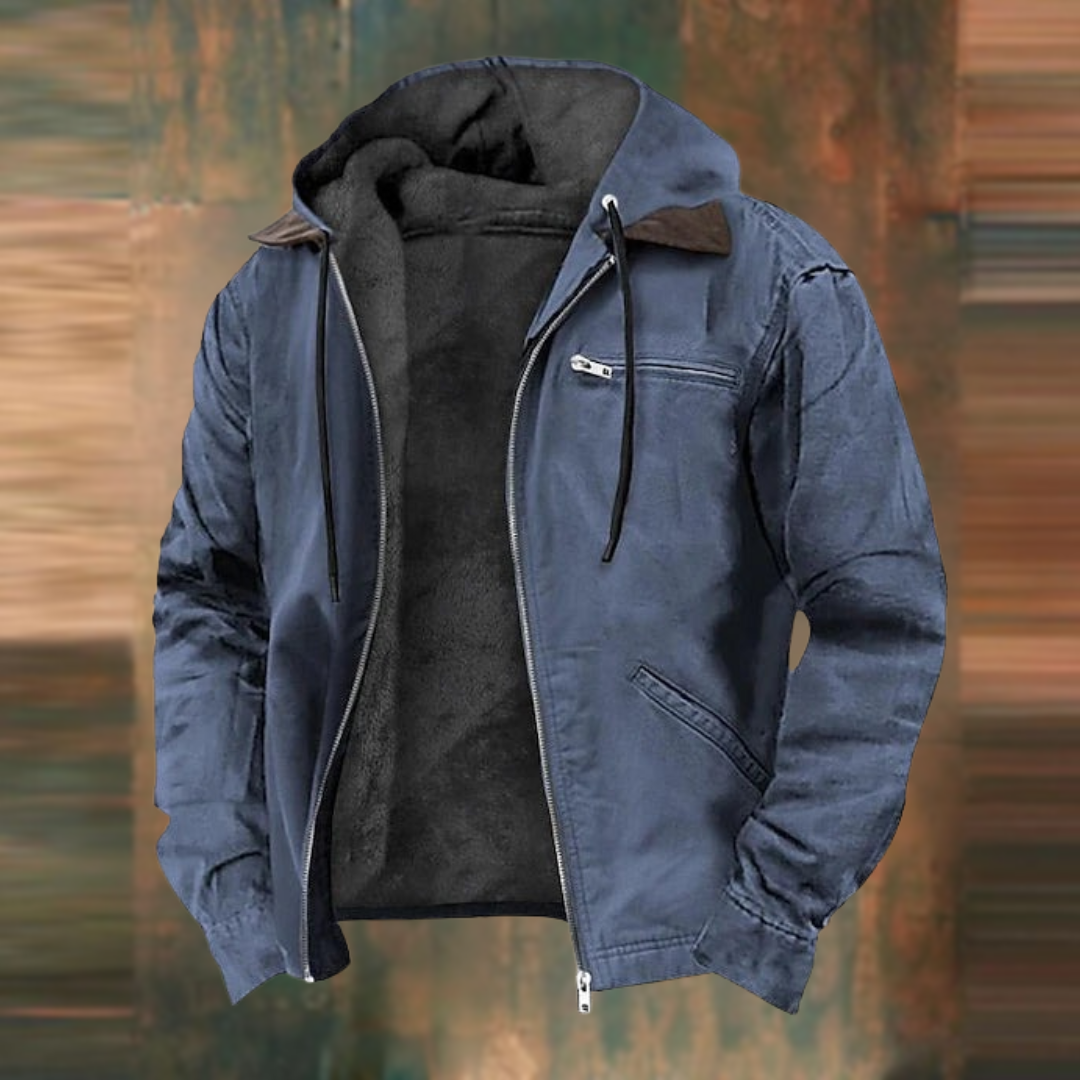 Matthew | Chaqueta con capucha y cremallera