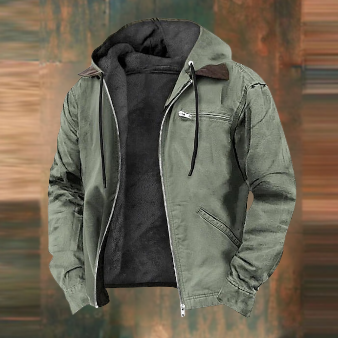 Matthew | Chaqueta con capucha y cremallera