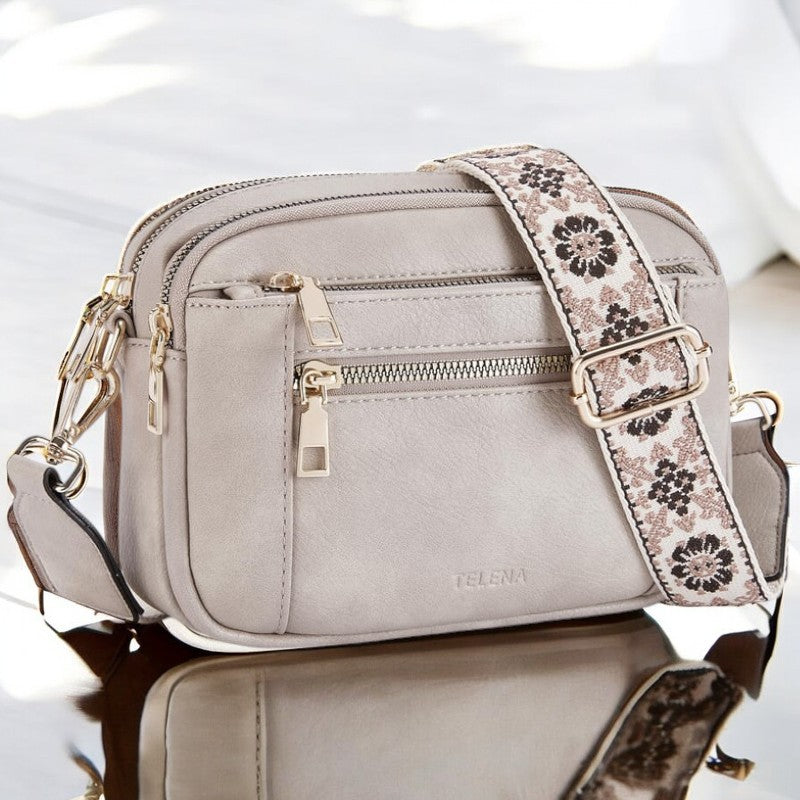 Camilla | Bolso de hombro de piel refinada