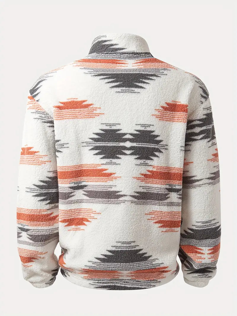 William | Sudadera con media cremallera y cuello alto