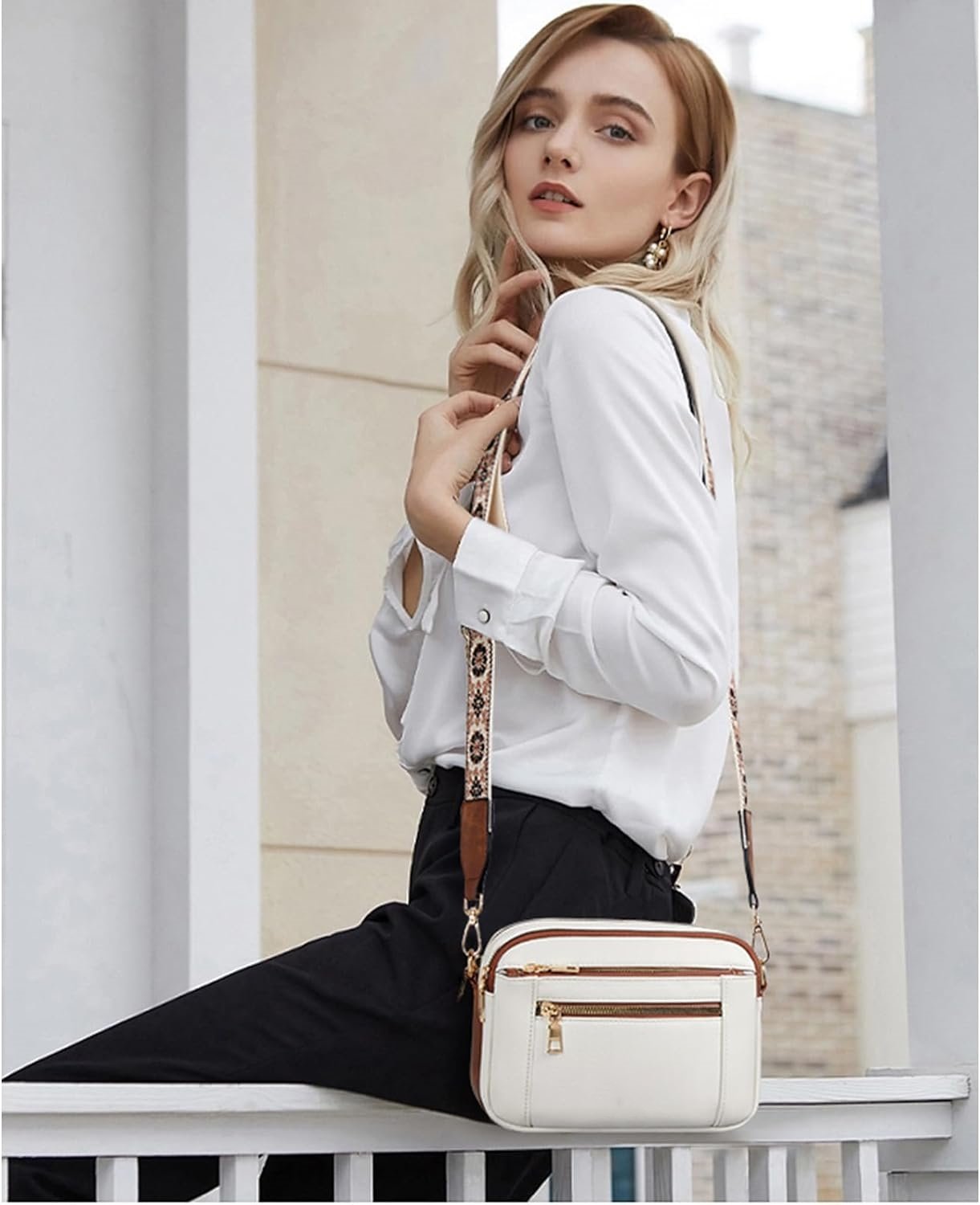 Camilla | Bolso de hombro de piel refinada