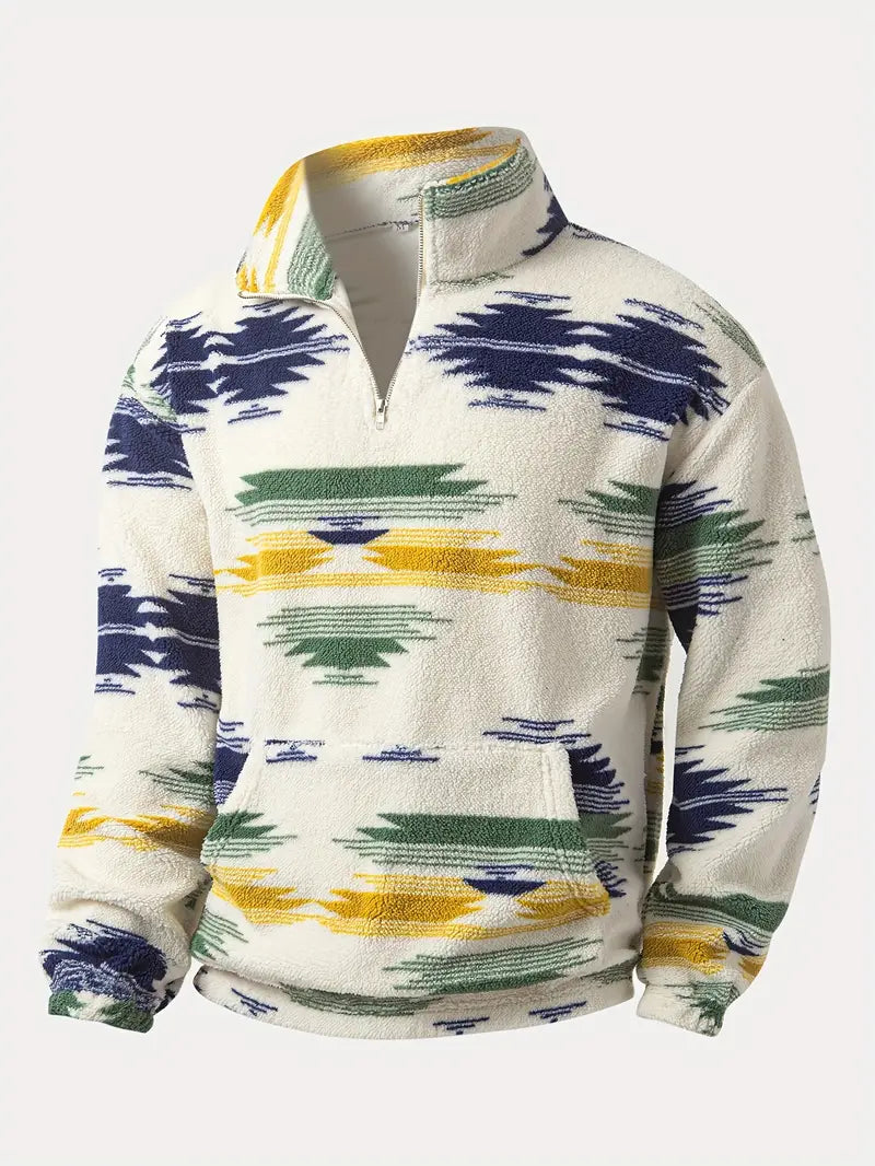 William | Sudadera con media cremallera y cuello alto