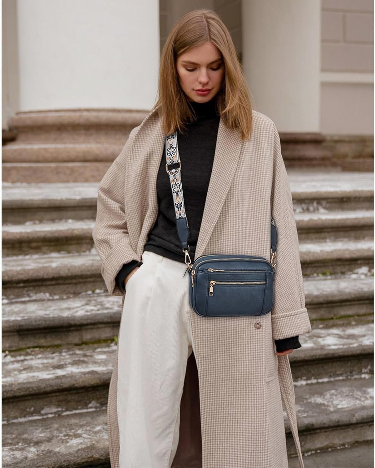 Camilla | Bolso de hombro de piel refinada