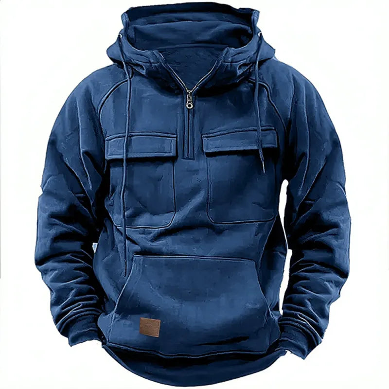 Daniel | Chaqueta táctica multibolsillos con capucha para hombre