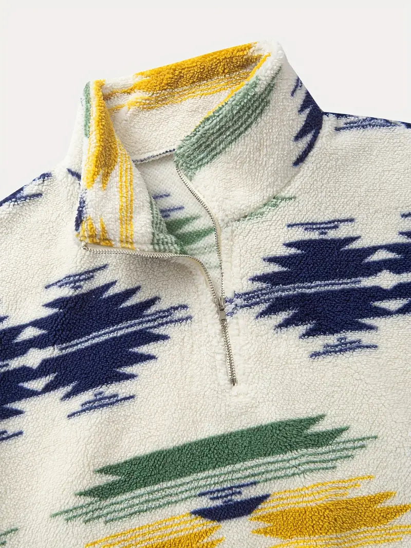 William | Sudadera con media cremallera y cuello alto